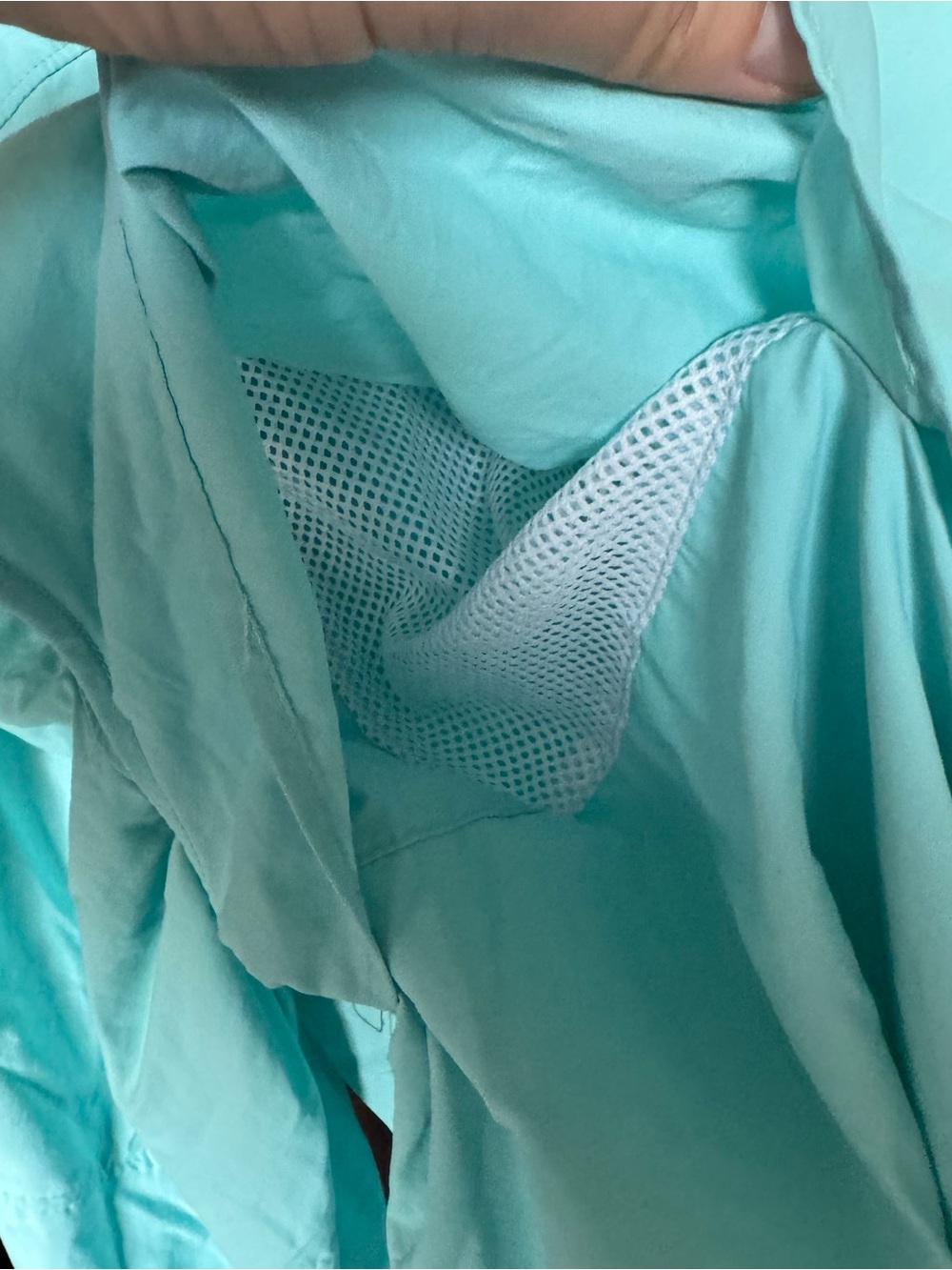 Columbia PFG Bahama Long Sleeve Fishing Shirt Aqua Mint Teal XL / TG - Picture 5 of 9